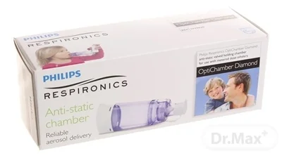 OptiChamber Diamond NÁDSTAVEC inhalačný antistatický, s ventilovým systémom, 1x1 ks