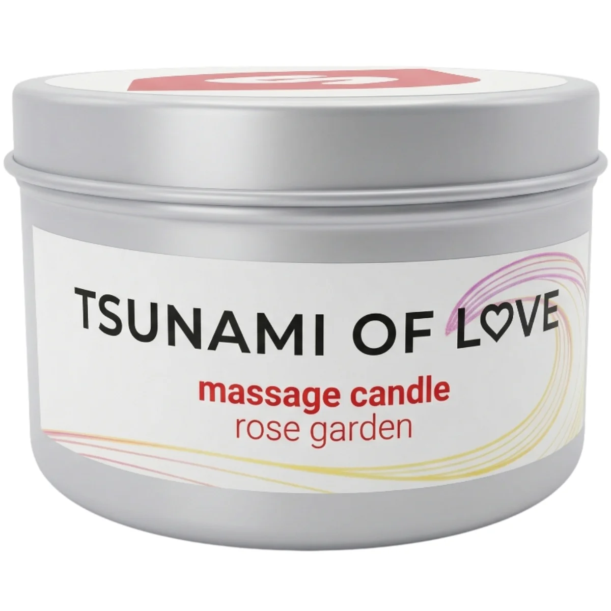Masážna sviečka Tsunami of Love Rose Garden (100 ml)