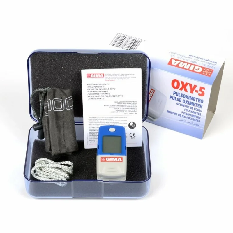 GIMA OXY-5 prstový pulzný oxymeter s ukazovateľom perfúzie (PI)