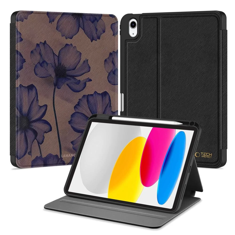 Tech-Protect Lamano puzdro na iPad 10.9'' 10gen 2022 / 11'' 11gen 2025, velvet night , velvet night