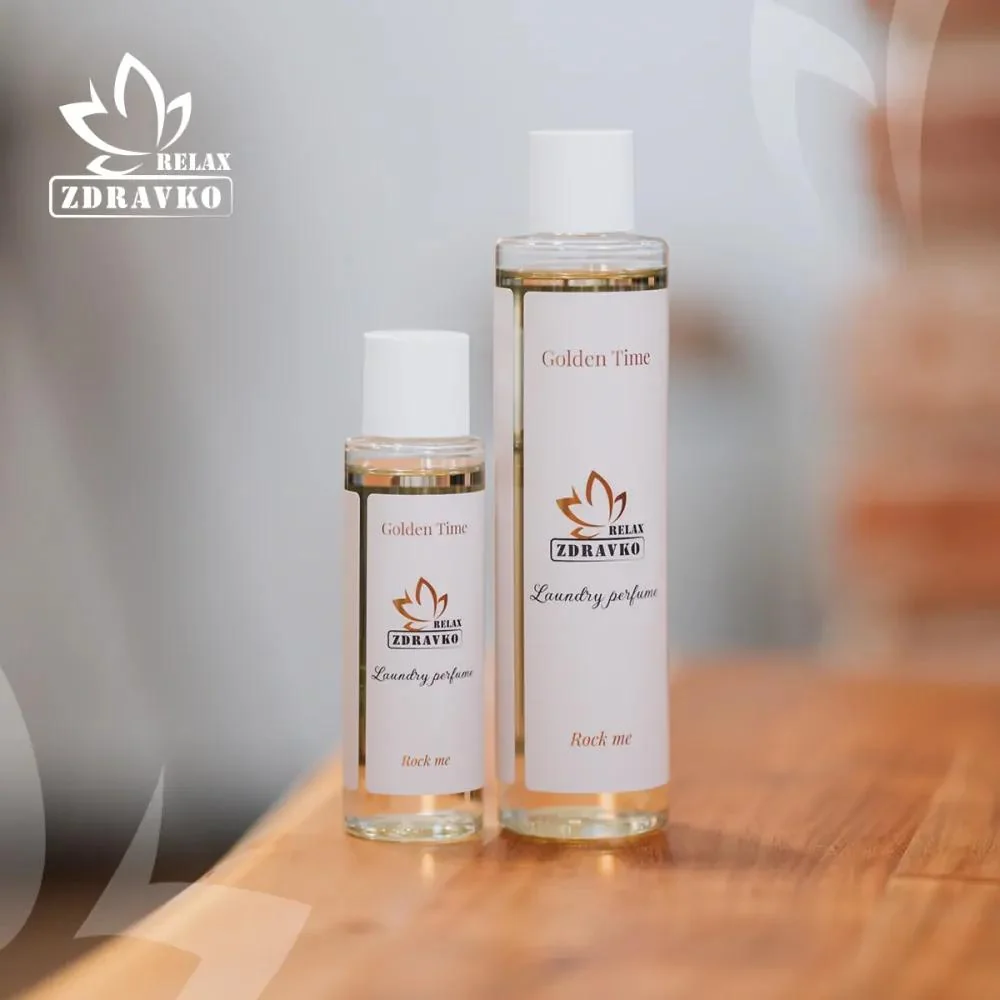 Zdravko Relax - Golden time parfém na pranie 100ml (20 pracích dávok) Objem: 100 ml