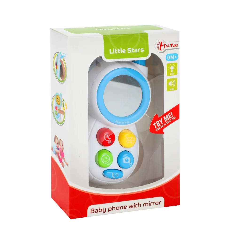 Detský telefón na hranie so zrkadlom LITTLE STARS-MOVEO