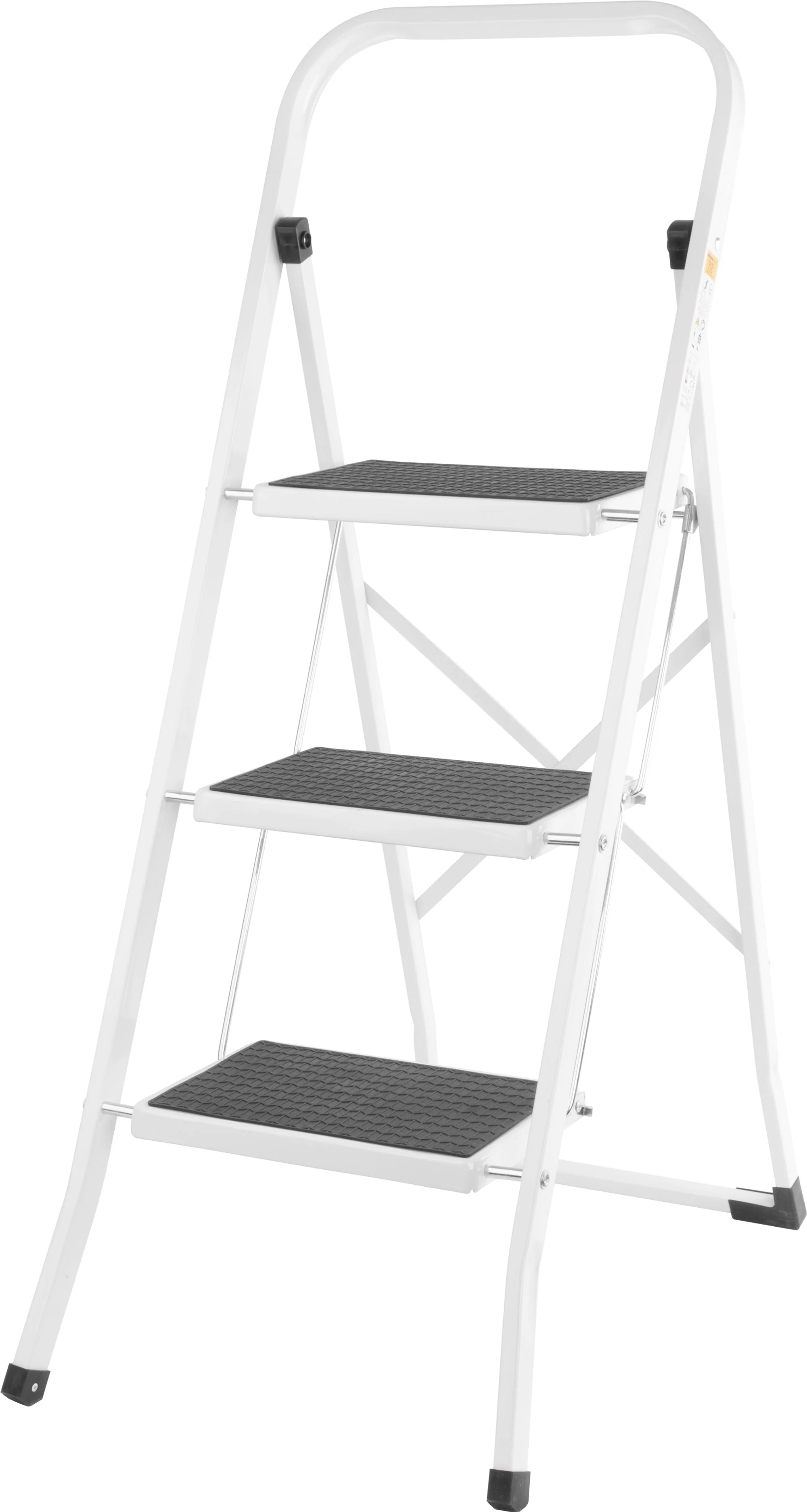 Strend Pro schodíky LFD110, 1 ks 3 stupienky, oceľové, EN14183, nosnosť 150 kg