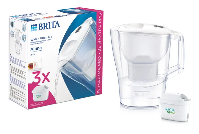 Brita Aluna 2,4l biela + 3x MX Pro PO 1x1 ks, filtračná kanvica