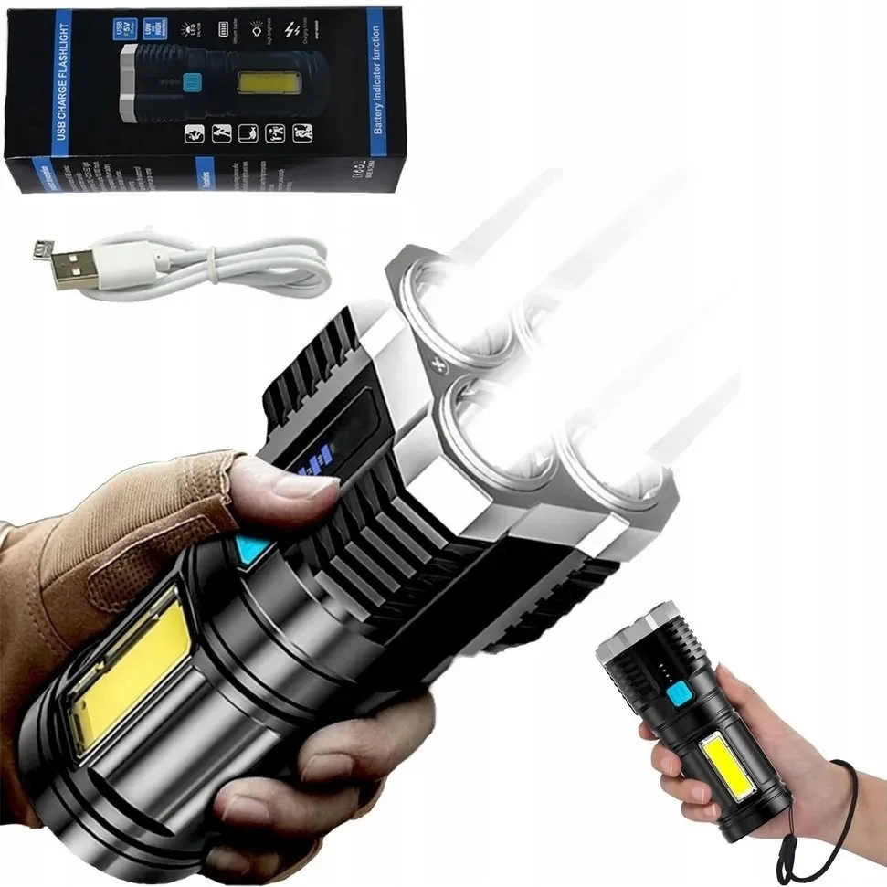 LED baterka s USB nabíjaním
