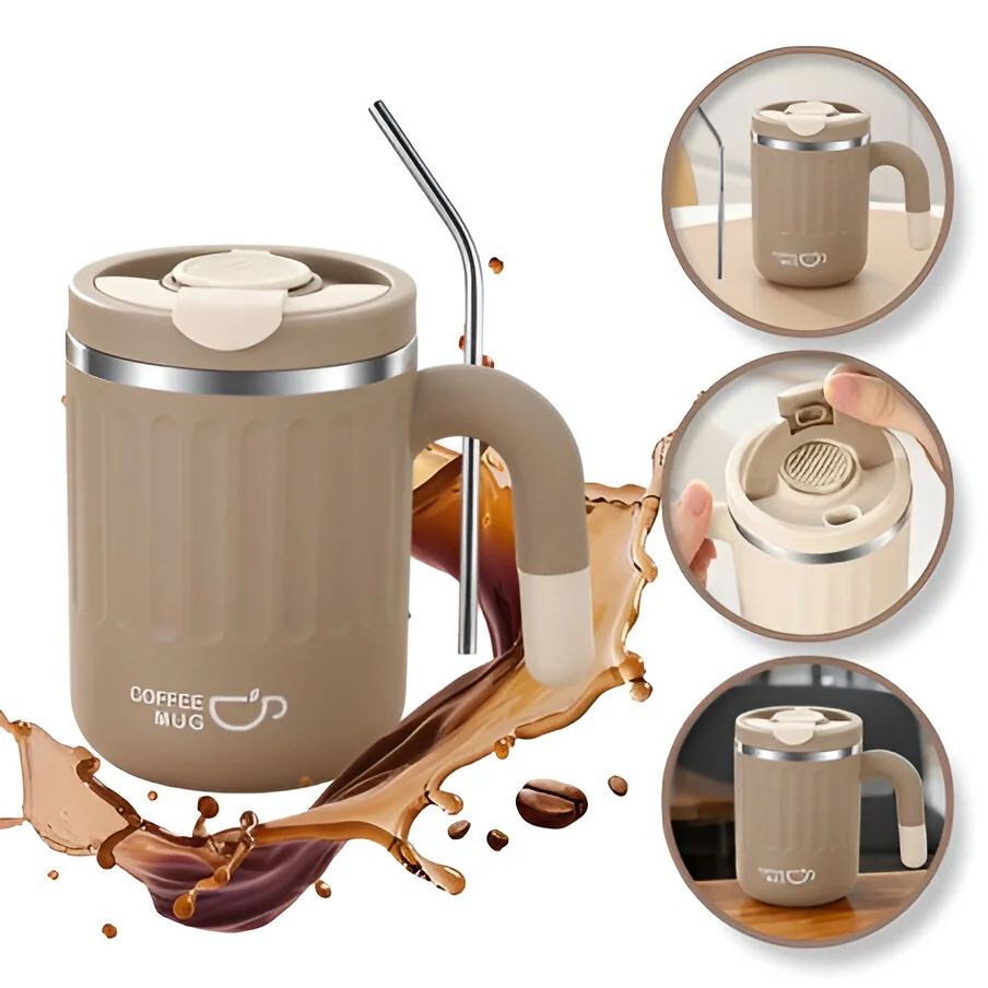 Livefy termohrnček Coffee 480ml, hnedý