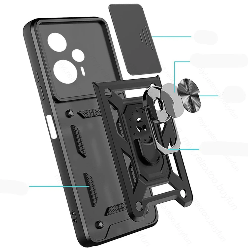Tech-Protect Camshield kryt na Xiaomi Poco F5 čierny
