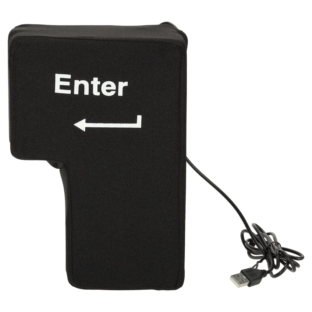 Antistresový vankúš kláves ENTER s USB