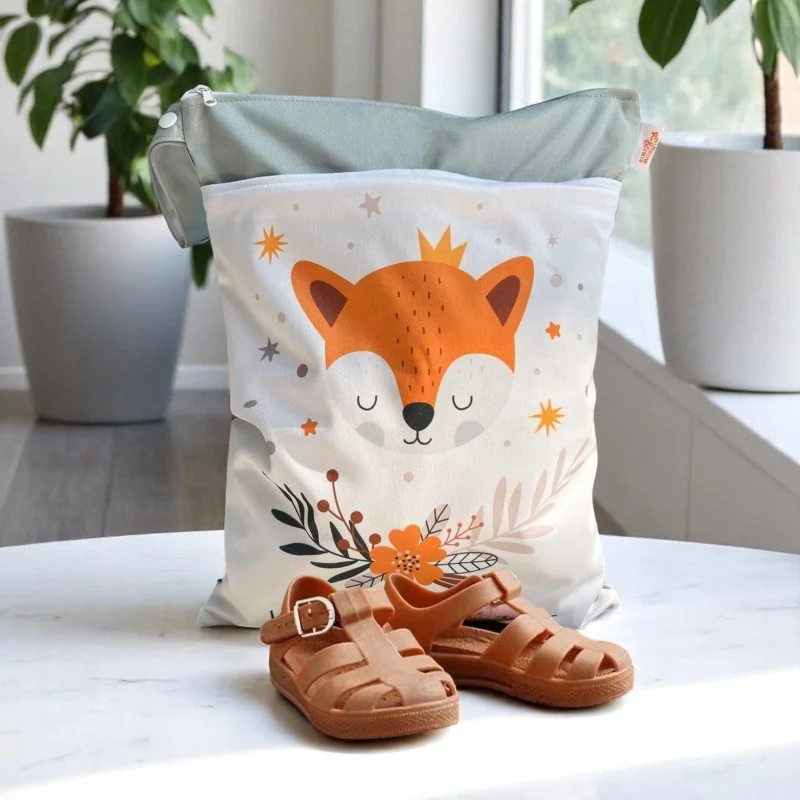 Livefy nepremokavé vrecko Foxy 30x40 cm, biele