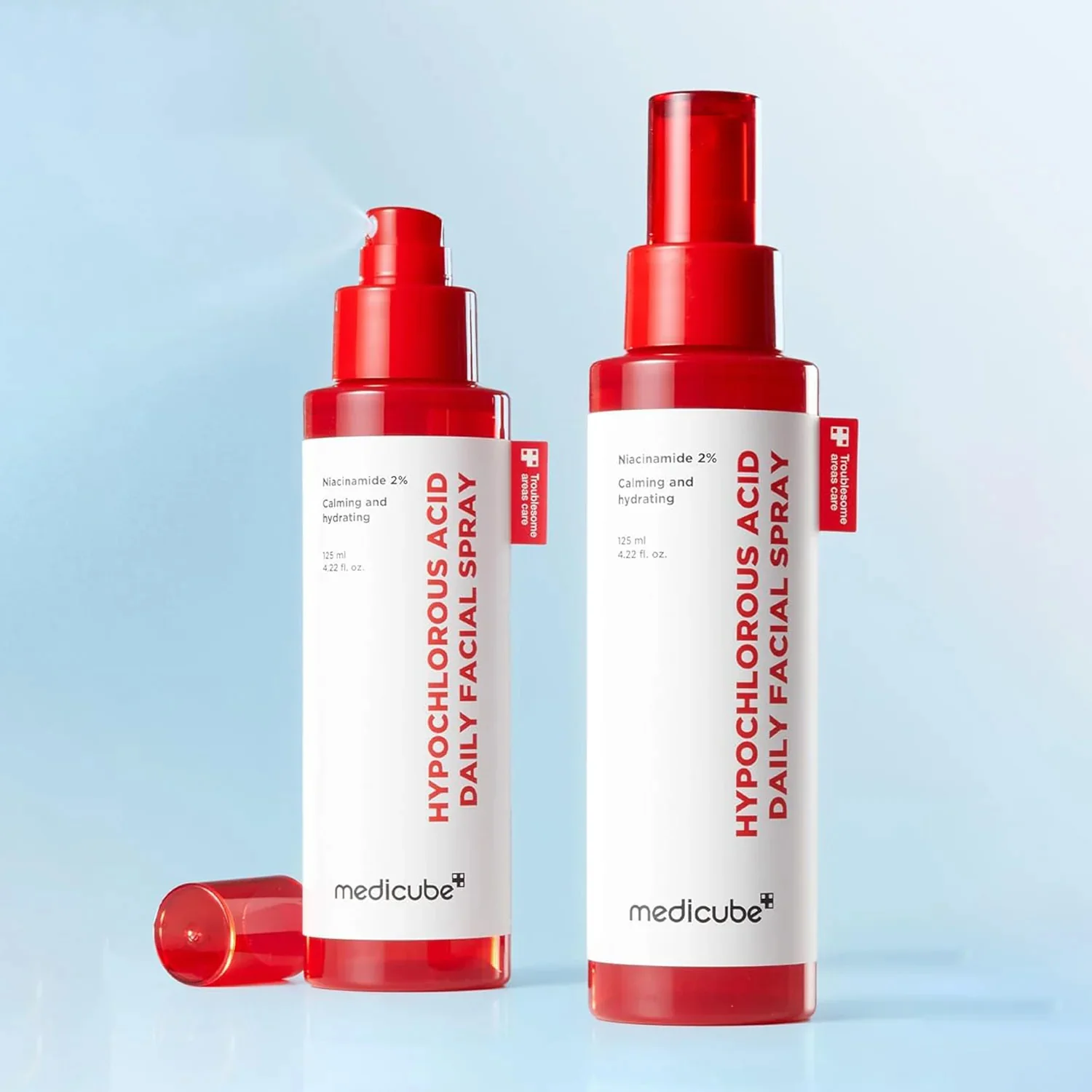MEDICUBE Hypochlorous Acid Daily Facial Spray Upokojujúca pleťová hmla s kyselinou hypochlórovou 125ml