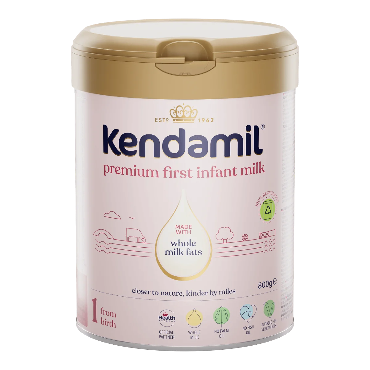 Kendamil Premium 1 (800 g) 1×800 g, detská výživa