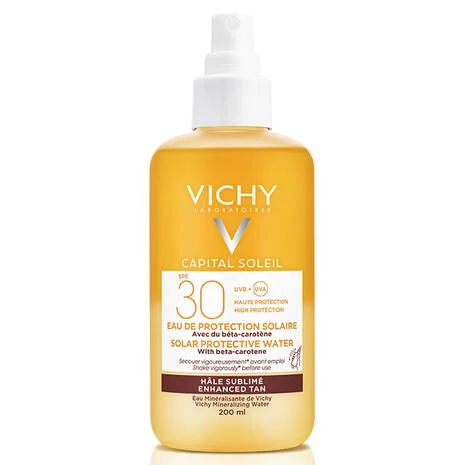 VICHY CAPITAL SOLEIL Ochranný sprej s betakaroténom SPF 30 200 ml 1×200 ml, ochranná voda s betakaroténom