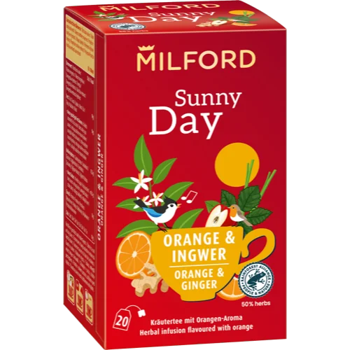 Milford Sunny Day 20x1,75g 20×1,75 g, porciovaný čaj
