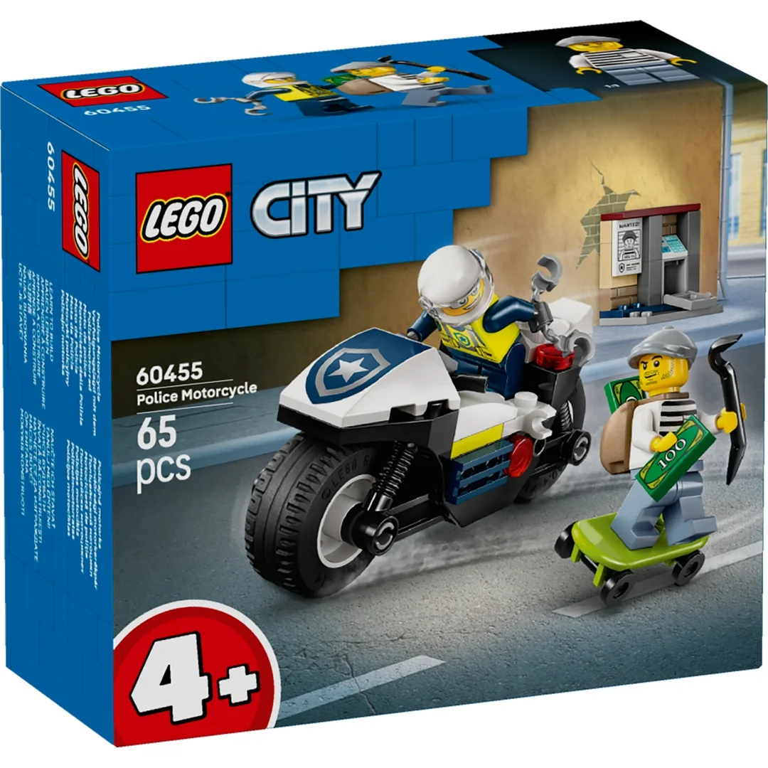 LEGO® City 60455 Naháňačka na policajnej motorke
