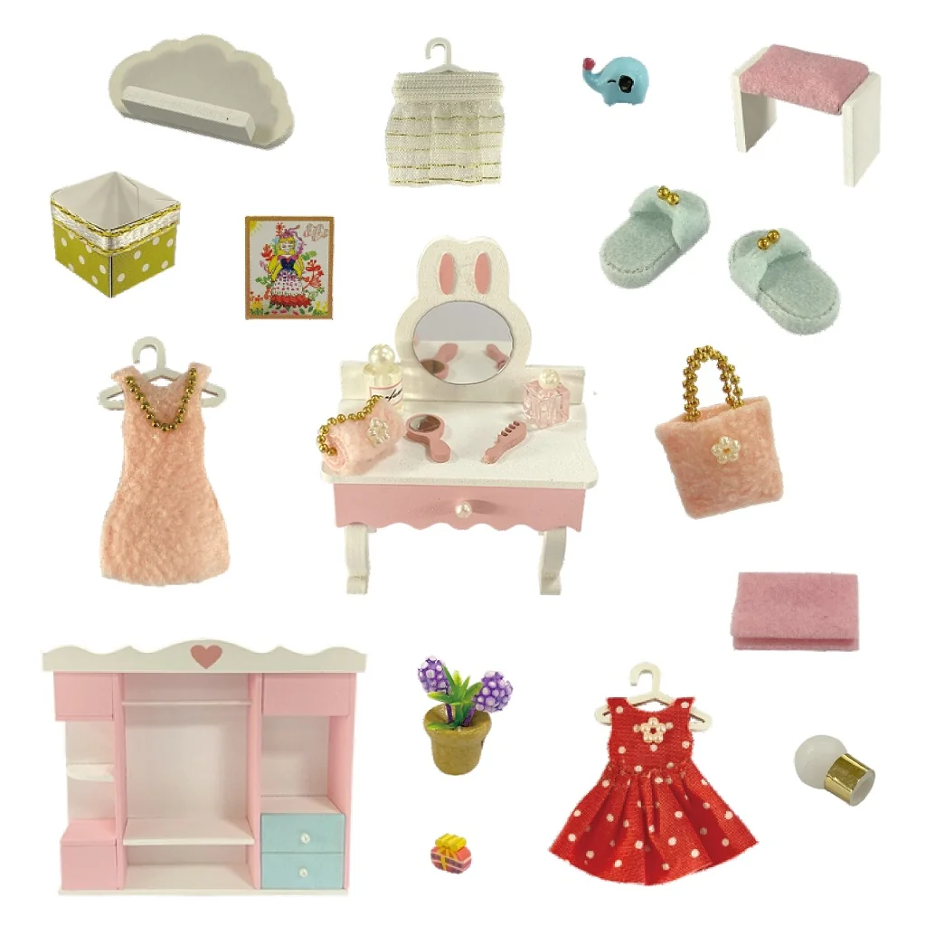 2Kids Toys miniatúra domčeka Roztomilá šatňa