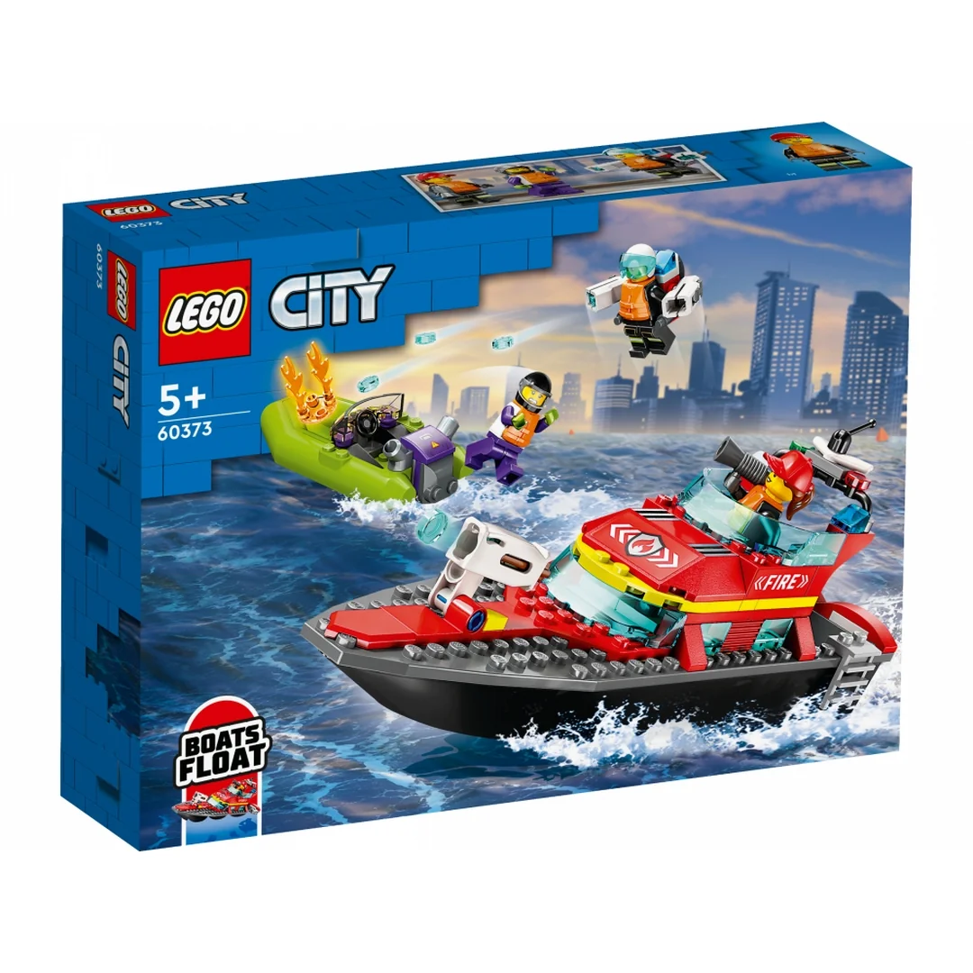 LEGO® City 60373 Hasičská záchranná loď a čln