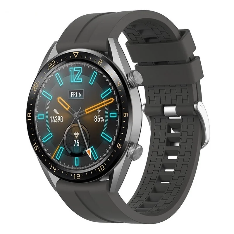 BStrap Silicone Cube remienok na Garmin Venu 2 dark gray