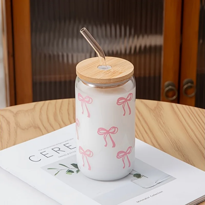 Livefy pohár so slamkou SlimBowy 450ml, ružový
