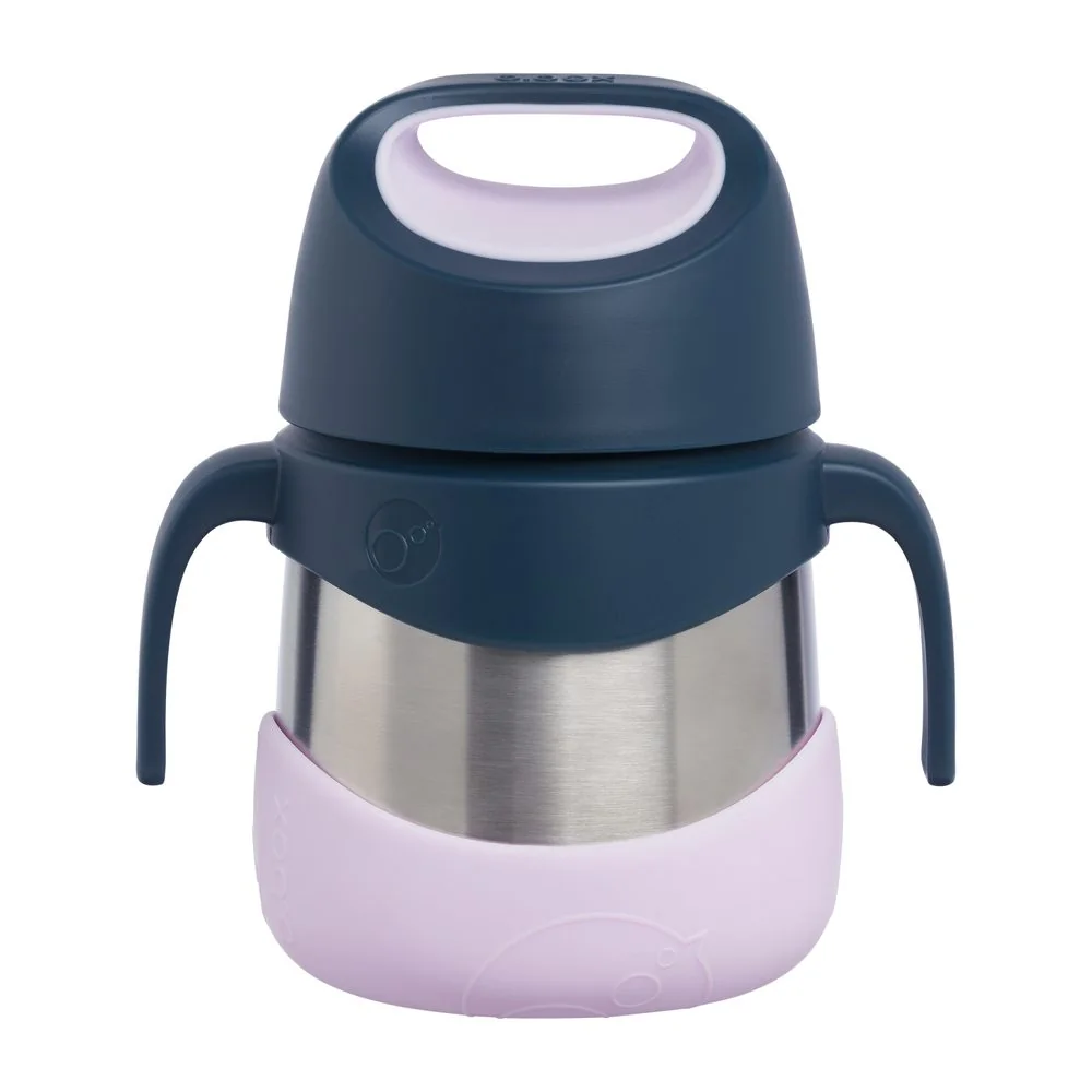 Termoska na jedlo 335 ml indigo/ružová