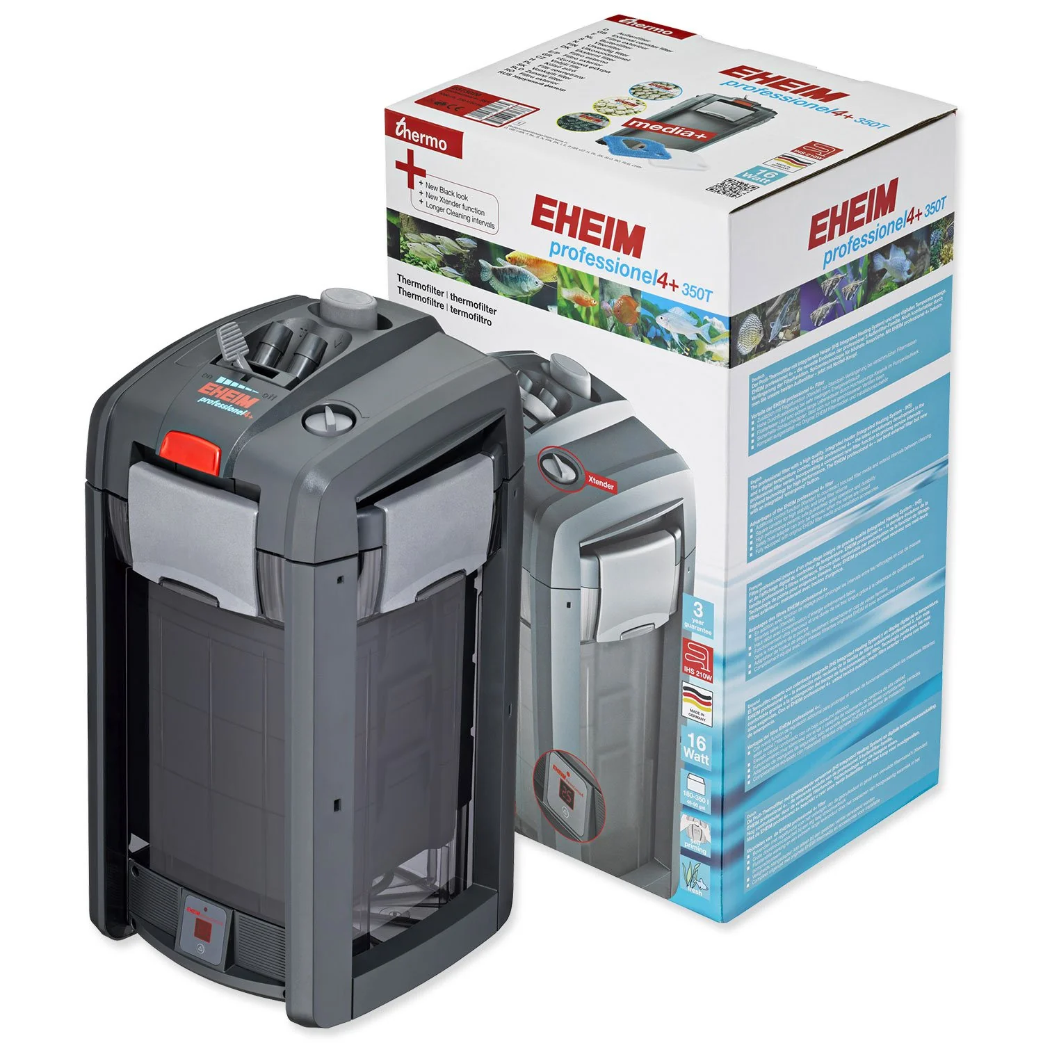 Filter Eheim professionel THERMO 4+ 350 vonkajší, s náplňou 1050l/h