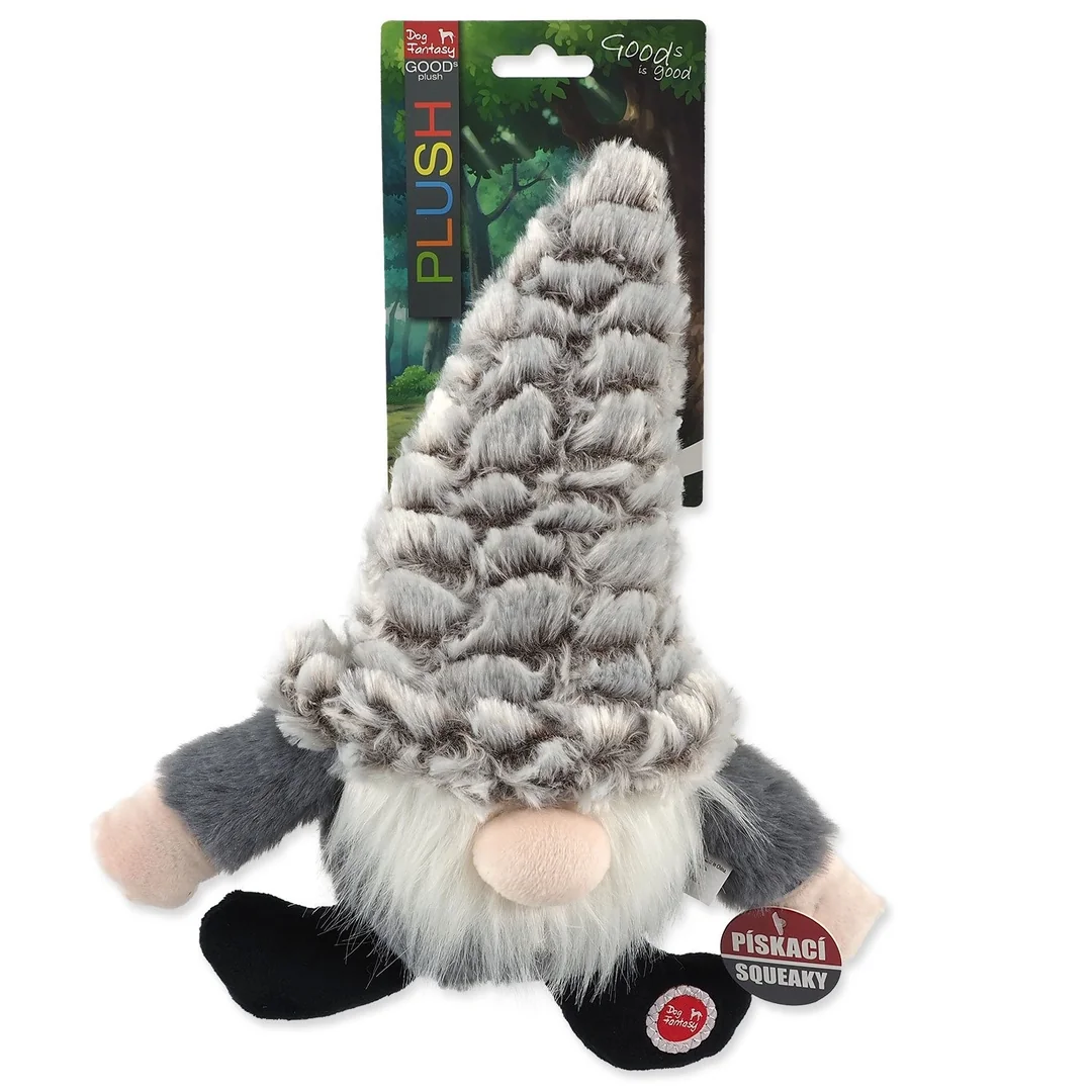 Hračka Dog Fantasy škriatok šedý 30cm