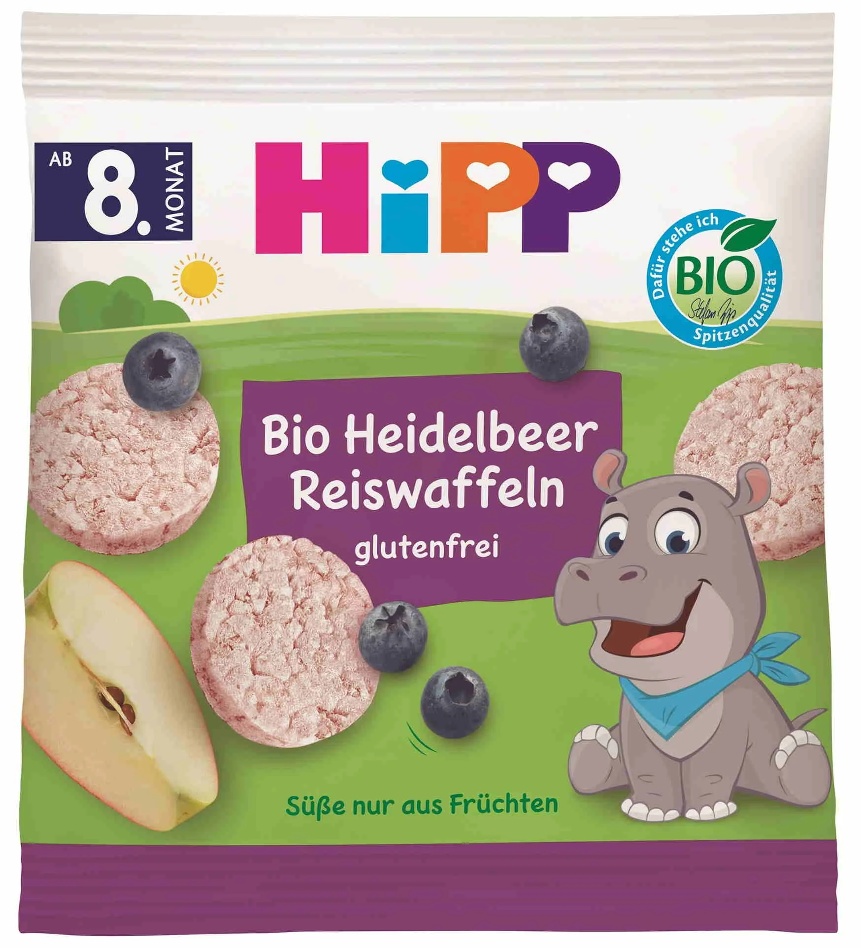 HiPP Čučoriedkové ryžové oblátky 30 g