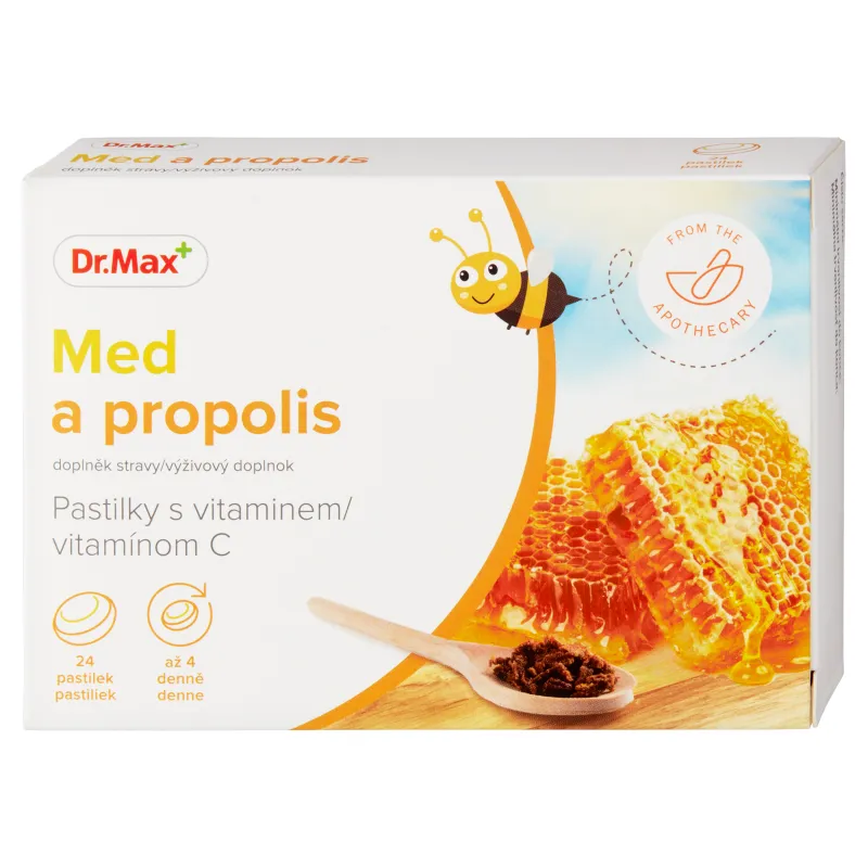 Dr.Max Med a propolis 1×24 ks, pastilky