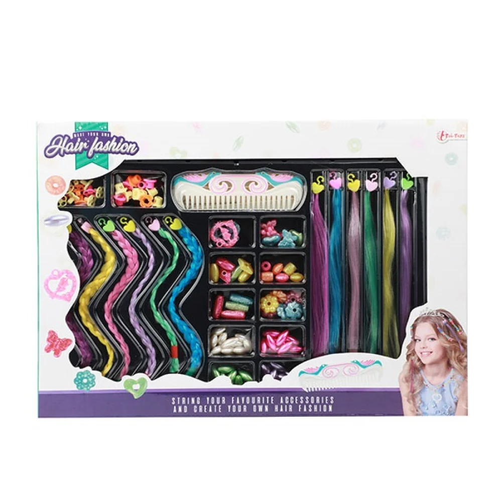 Príčesky - Ozdobte si vlasy s korálkami a príčeskami-Toi Toys