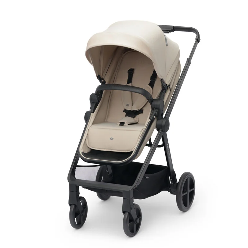 KINDERKRAFT - Kočík kombinovaný 3v1 Newly Sand beige + Mink PRO