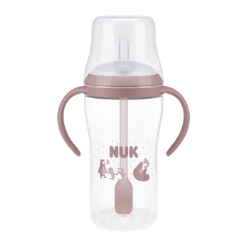 NUK flaša na uč. Perfect Match slamka BEAR 260 ml 1 ks