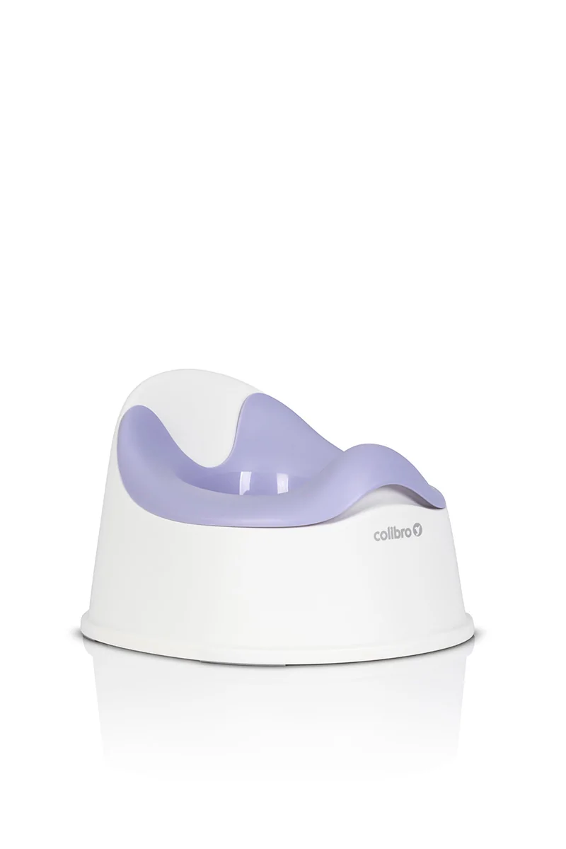 Detský nočník, ergonomický Solo cool – lila, biely