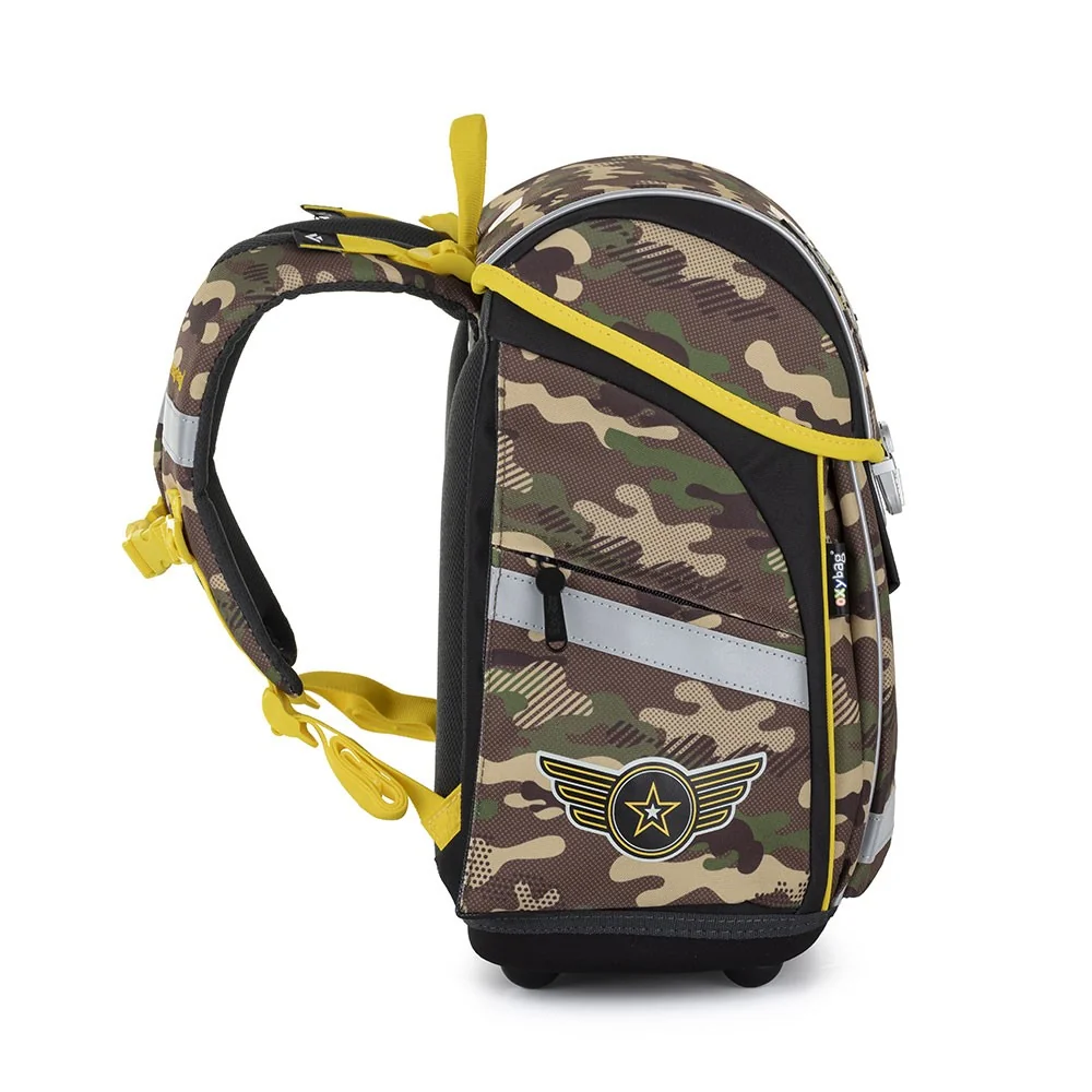 Školský batoh PREMIUM LIGHT Helikoptéra modrý, ergonomický