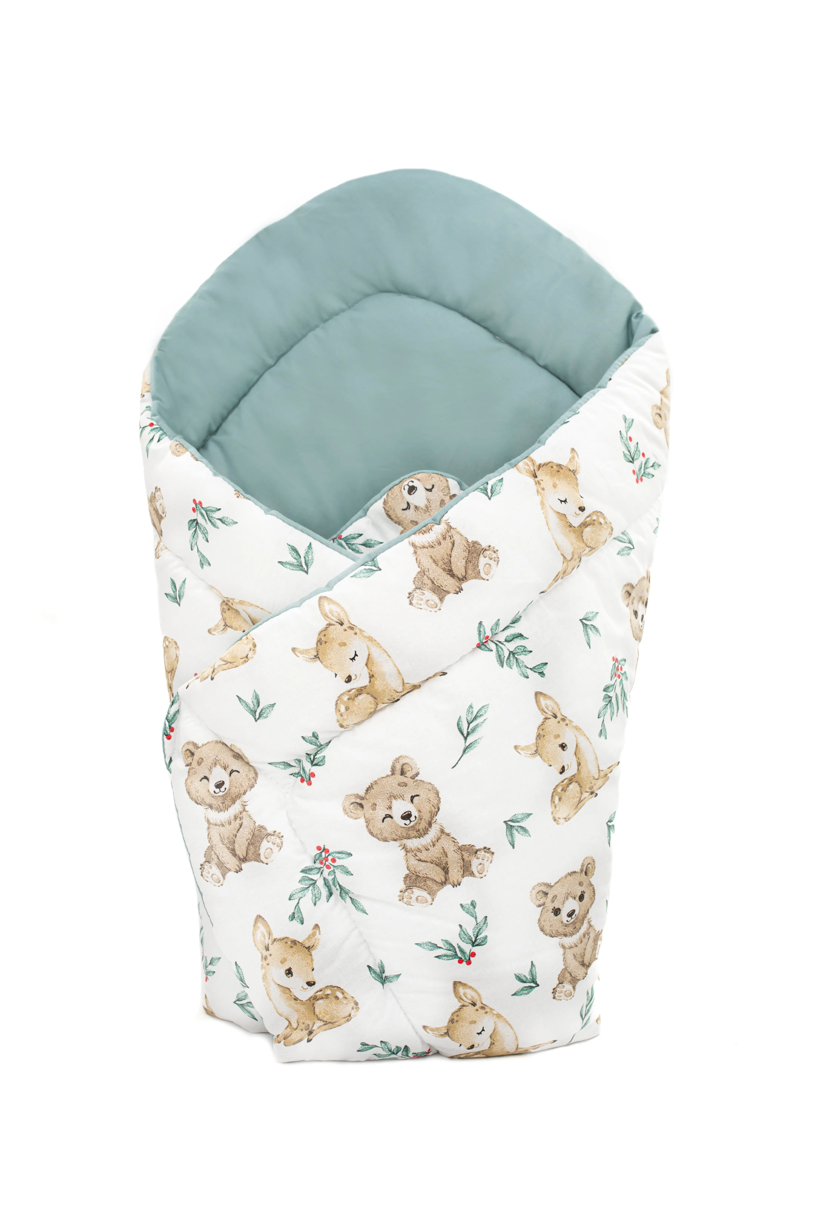 Zavinovačka obojstranná little bear tyrkys