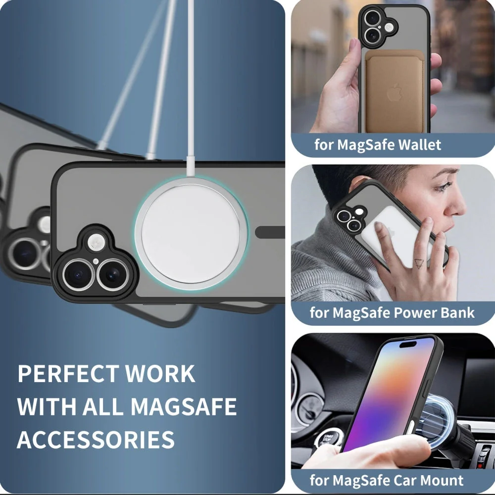 Tech-Protect BasicMag MagSafe kryt na iPhone 17, čierny