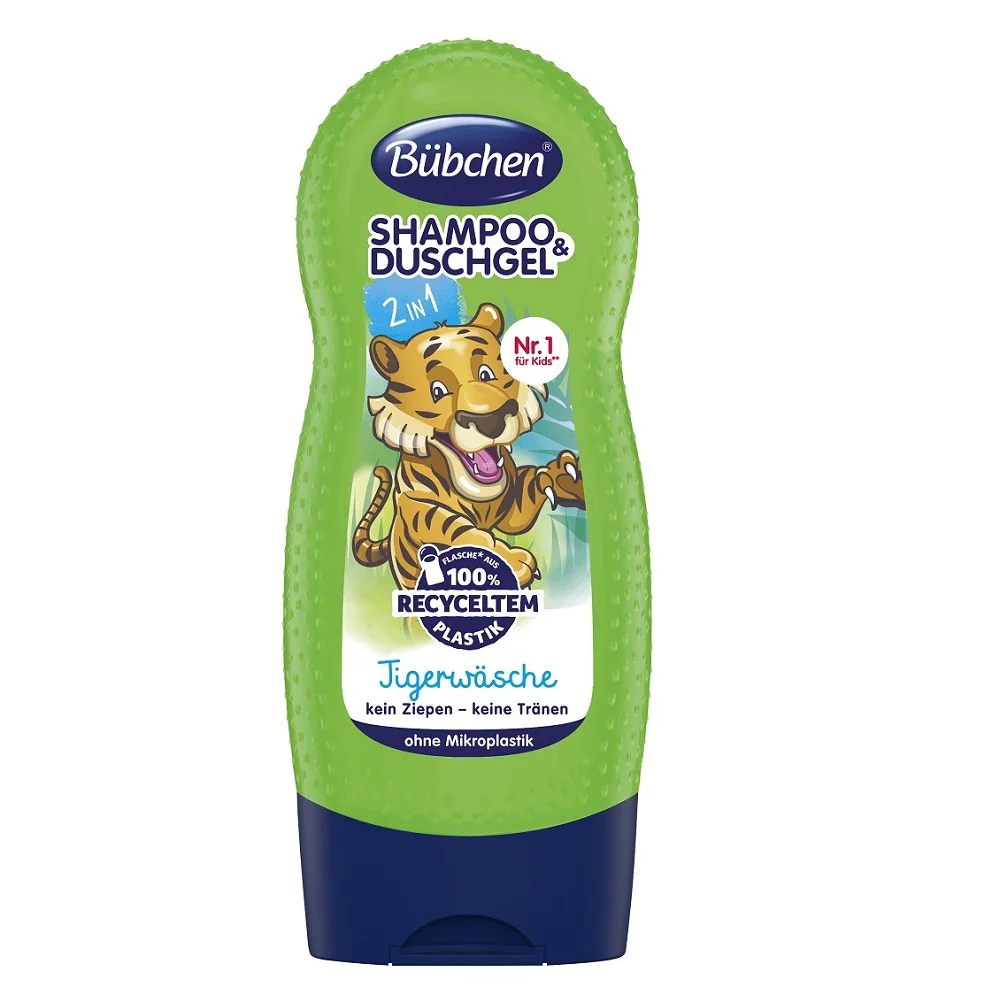 Bübchen Kids Šampón a sprchový gél 2v1 Tygr 1×230 ml, šampón a sprchový gél
