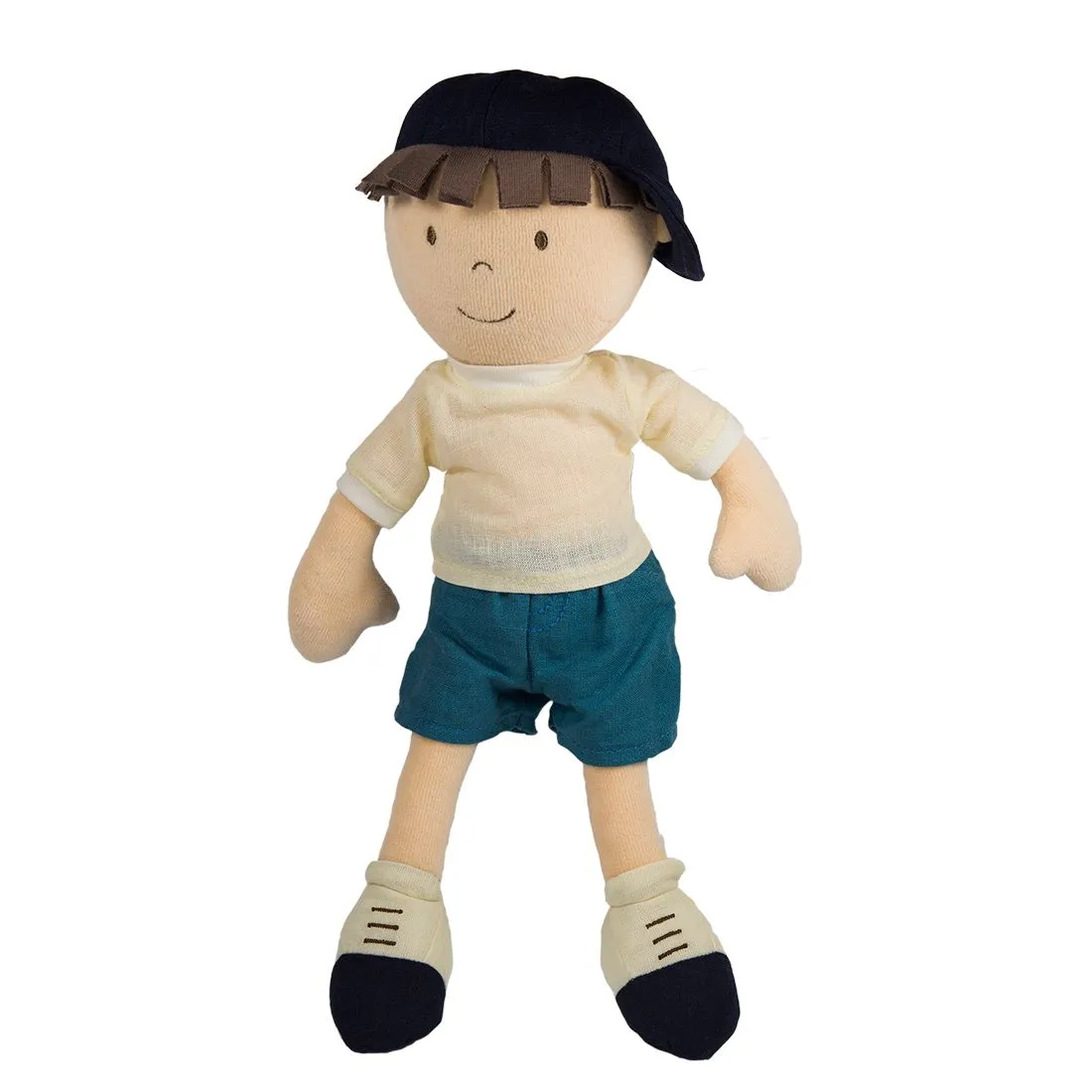 Bonikka látková bábika chlapec leo-so-šiltovkou