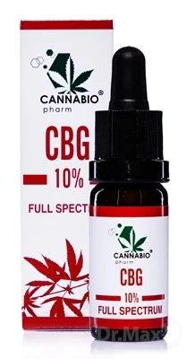 CANNABIOpharm CBG 10% FULL SPECTRUM 1×10 ml, CBG olej