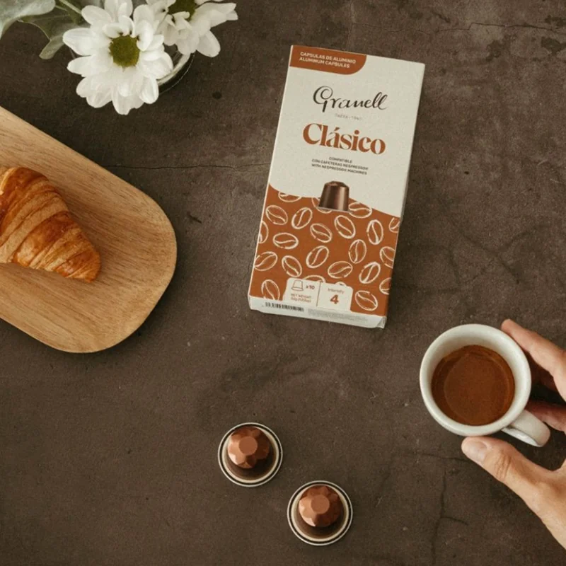 GRANELL Espresso Clásico, kapsule pre nespresso® 30 kapsúl, 100 % Robusta
