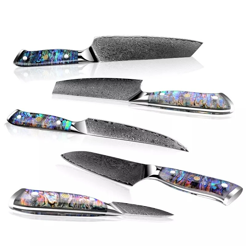 Damaškový kuchynský nôž Kiritsuke 33cm, čepeľ 20cm