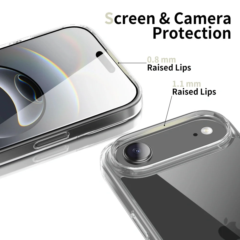 Tech-Protect FlexAir Hybrid kryt na iPhone 17 Air, priesvitný