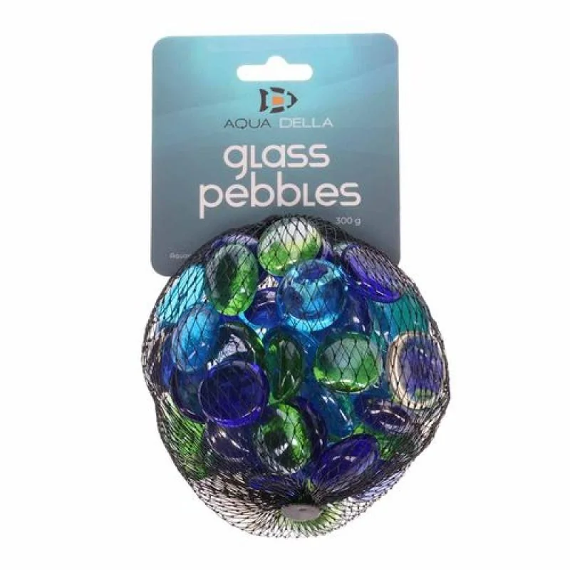 EBI AQUA DELLA Dekoračné sklenené kamienky do akvária 17-19mm +-/300g