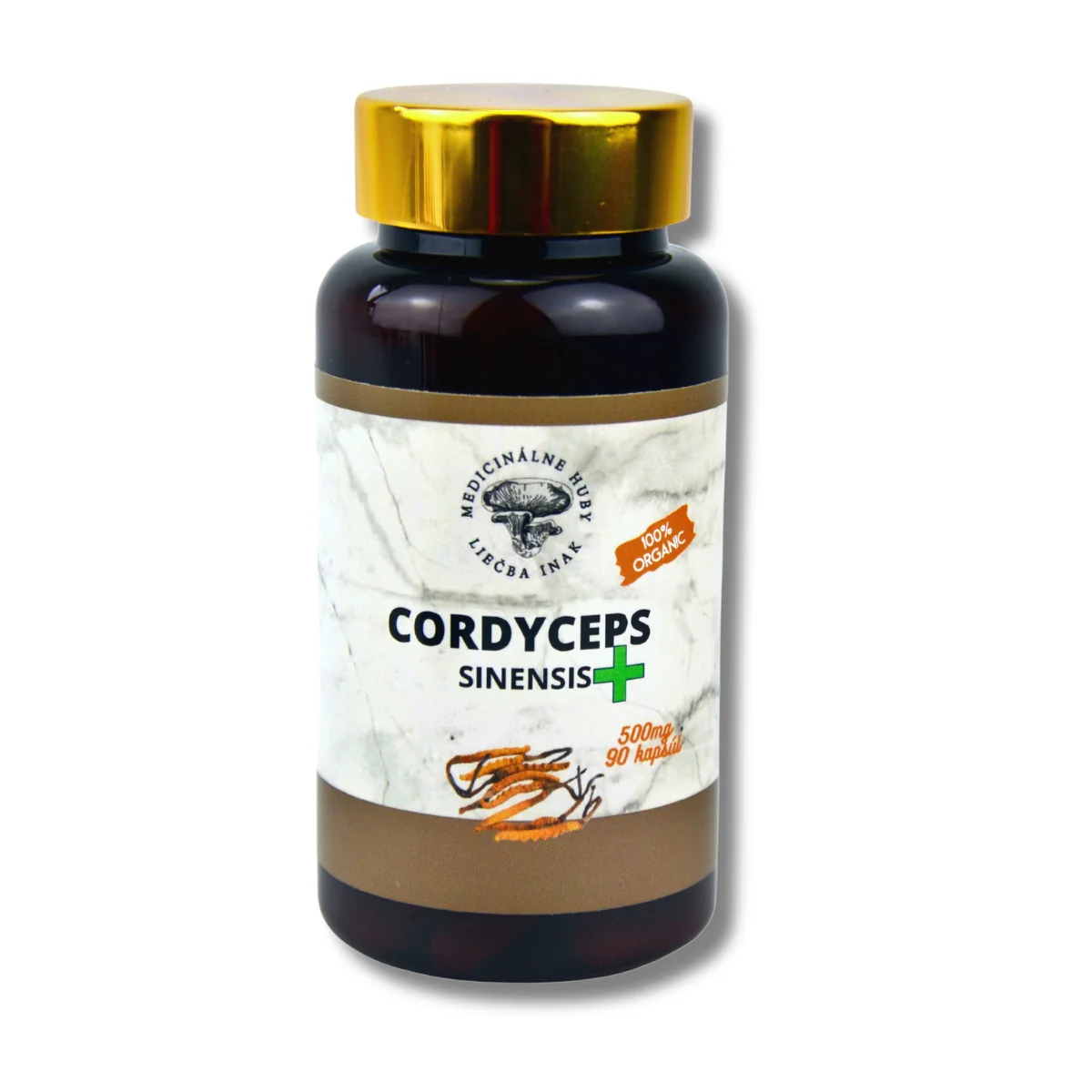 CORDYCEPS Sinensis plus 90 kapsúl Extrakt dvojitou extrakciou za studena