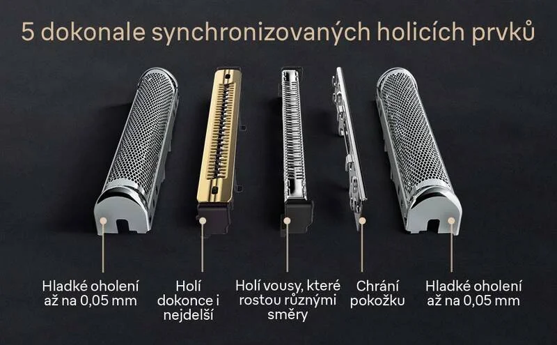 BRAUN Series 9 PRO+ 9515s Grey 1×1 ks, Holiaci strojček