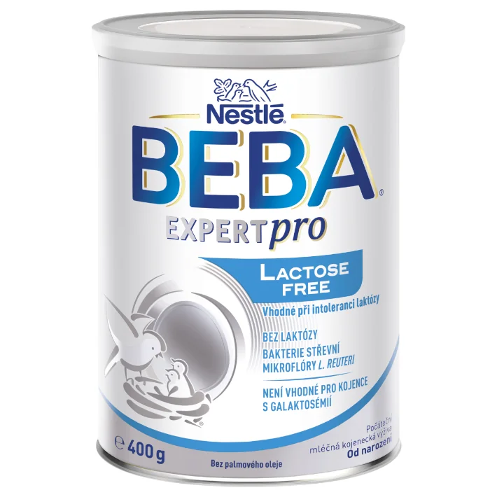 BEBA EXPERT pro Lactose free počiatočná dojčenská výživa 1x400 g, dojčenská mliečna výživa (od narodenia)