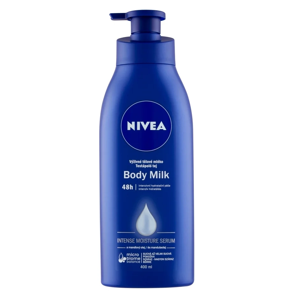NIVEA Body milk, Výživné telové mlieko, 400ml