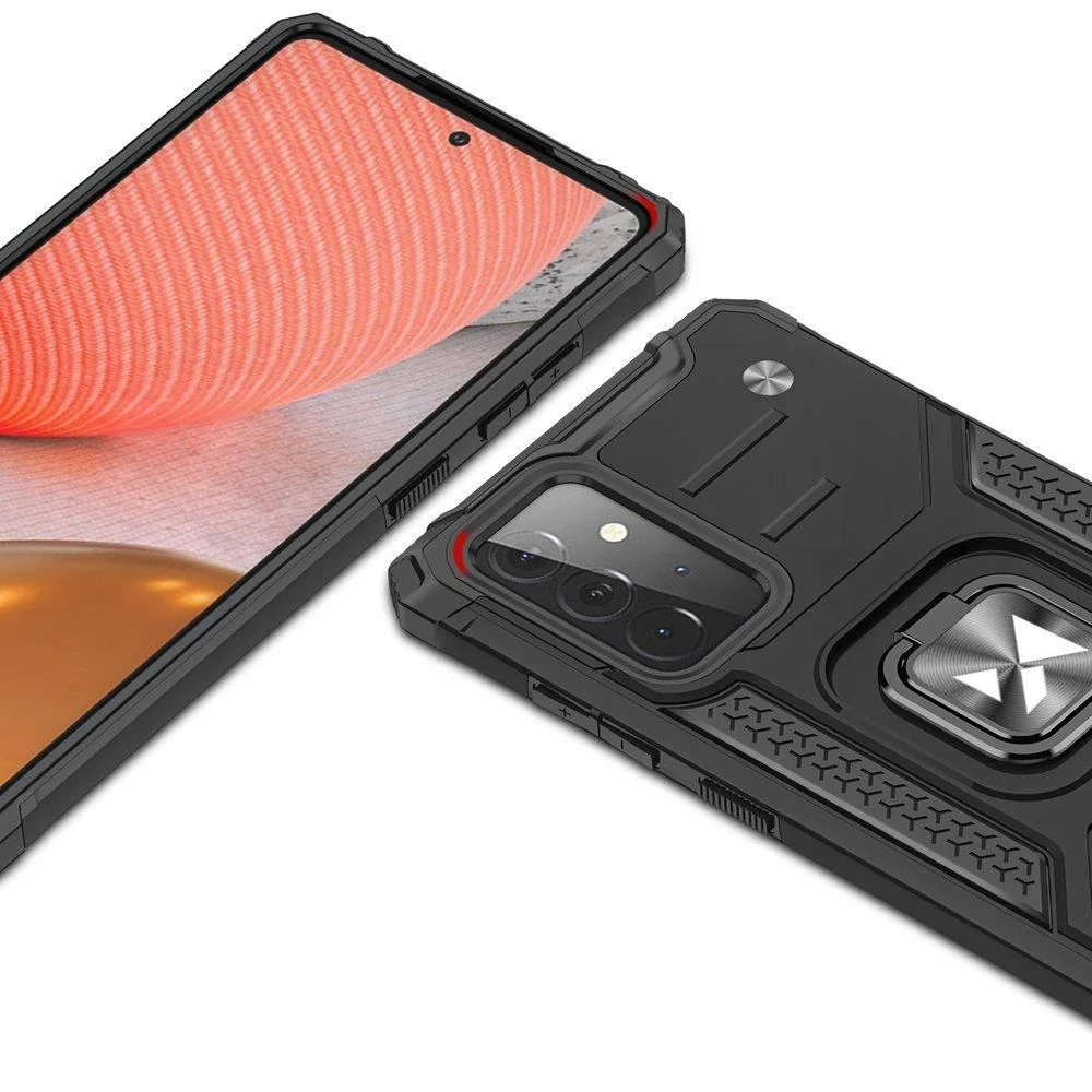 Obrnené kryt pre Samsung Galaxy A72 4G - Strieborná