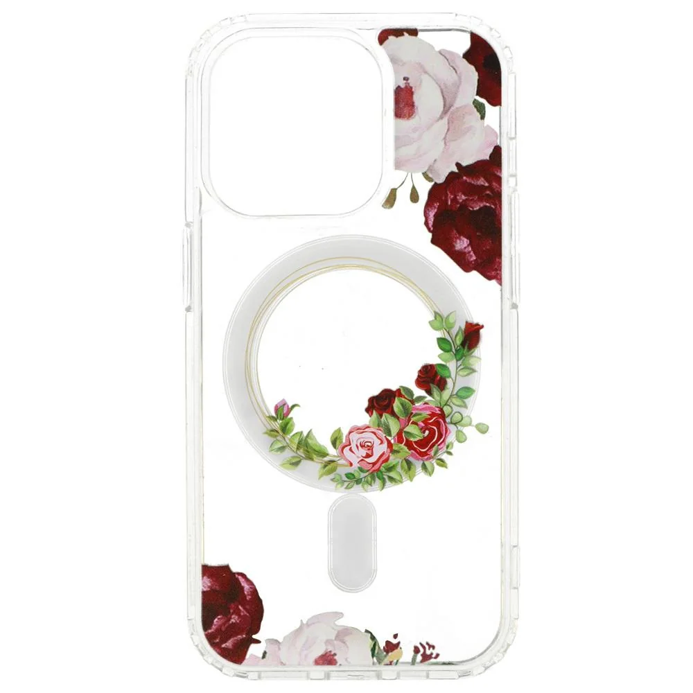Puzdro s kvetinami pre iPhone 15 Plus Multifarebná 4, 1 x 30 tbl