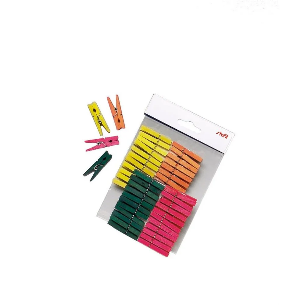 Stafil Drevenné štipce 3cm 48ks, 2 balenia-Stafil