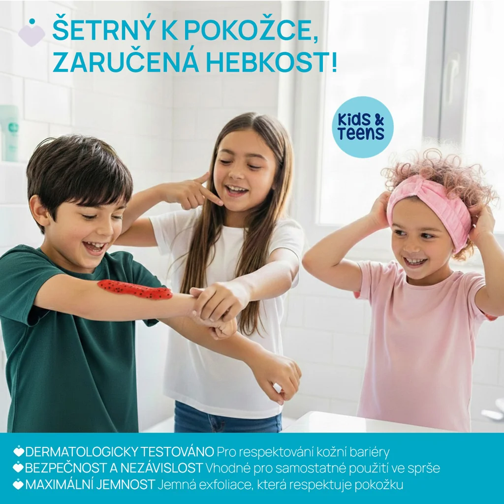 CHICCO Telový peeling Strawberry Smoothie POP pre deti a teenagerov 150 ml