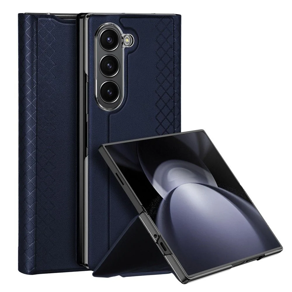 Dux Ducis Brill knižkové puzdro na Samsung Galaxy Z Fold 6 5G, modré